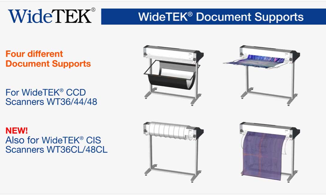 WideTEK Scanner Document Supports graphic